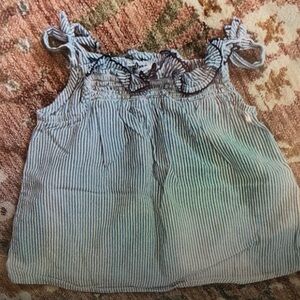 Striped Blue Kids Blouse